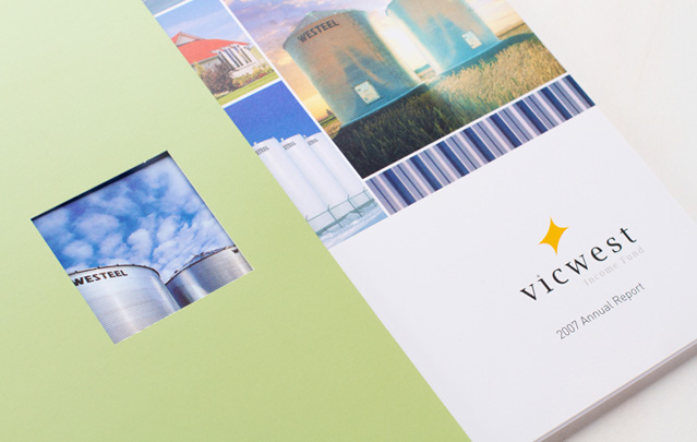 Vicwest annual report covers